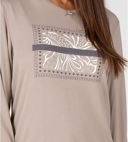 Bambusfaser Beige Pyjamas...