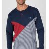 Pyjama chaud homme Bleu Chiné
