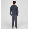 Pyjama chaud en polaire homme Gris
