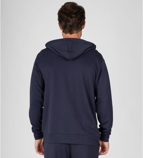 Navy Blue Hooded Jogging...
