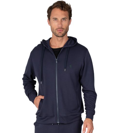 Veste de jogging à capuche Bleu marine