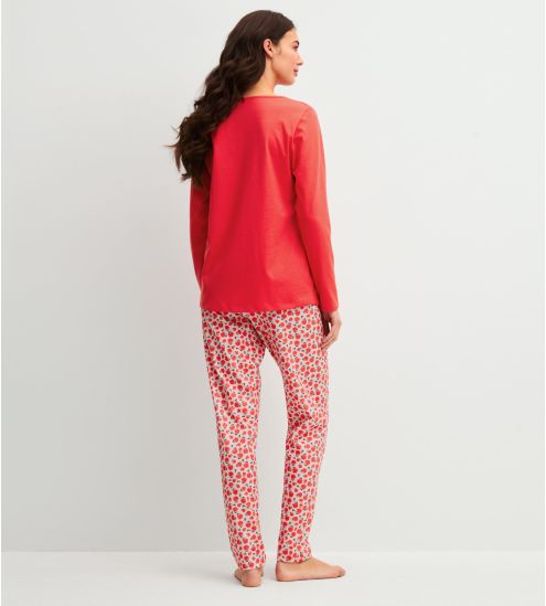Pyjama rouge femme Fruity Dreams Red Glow