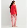 Pyjama rouge femme Fruity Dreams Red Glow