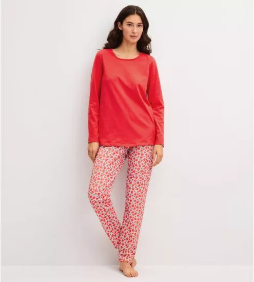 Pyjama rouge femme Fruity Dreams Red Glow