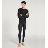 Caleçon long homme en laine et soie Wool & Silk Gris Anthracite
