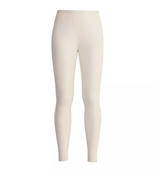 Legging en laine et soie femme True Confidence Pearl Cream
