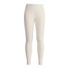 Legging en laine et soie femme True Confidence Pearl Cream
