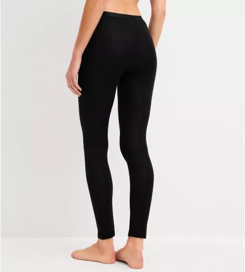 Legging en laine et soie femme True Confidence Noir