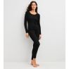 Legging en laine et soie femme True Confidence Noir