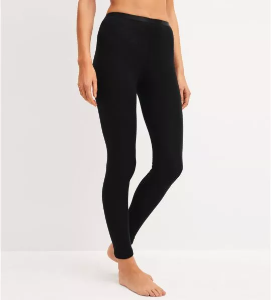 Legging en laine et soie femme True Confidence Noir