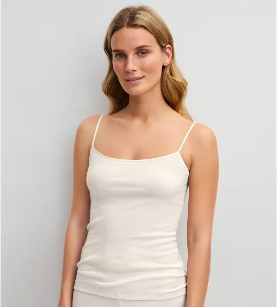 Top mit schmalen Trägern True Confidence Pearl Cream