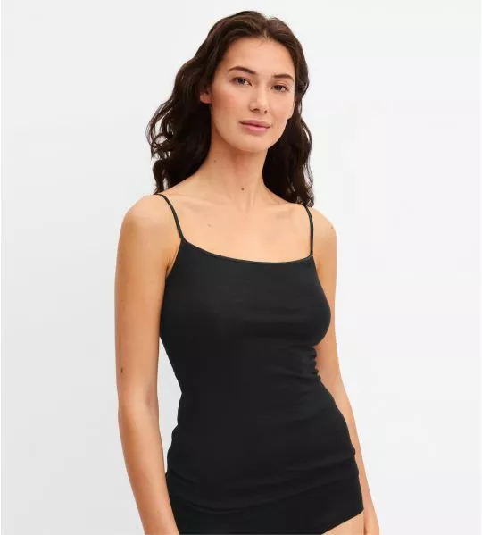 Top mit schmalen Trägern True Confidence Noir