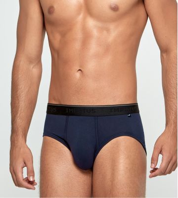 Navy blue brief man