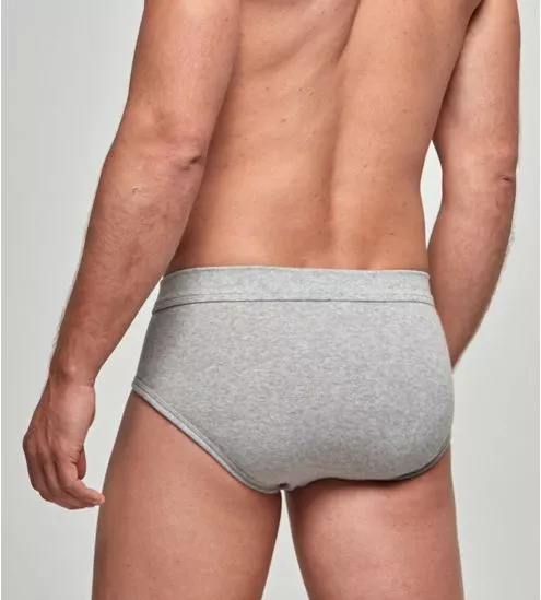 Slip homme maxi gris