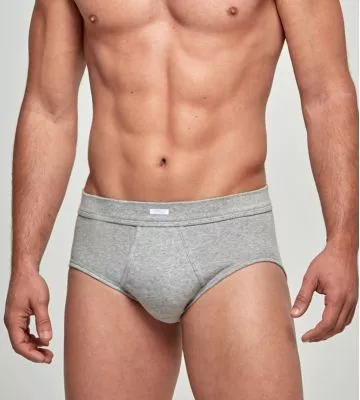 Slip homme maxi gris