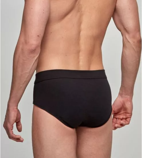 Slip maxi homme noir