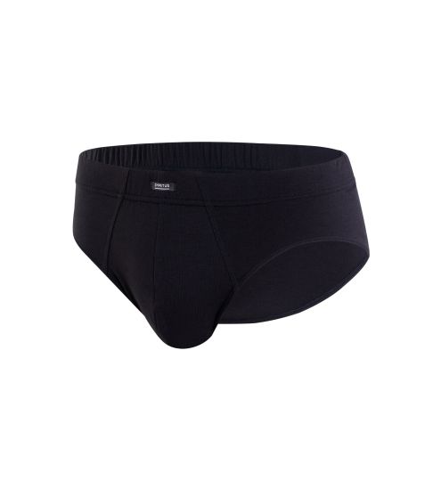 Slip homme coton et modal noir