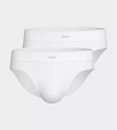 Lot de 2 slips homme blanc