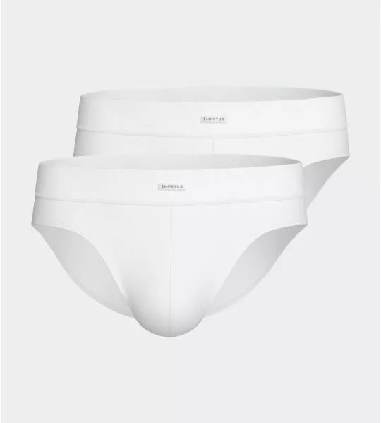 Lot de 2 slips homme blanc