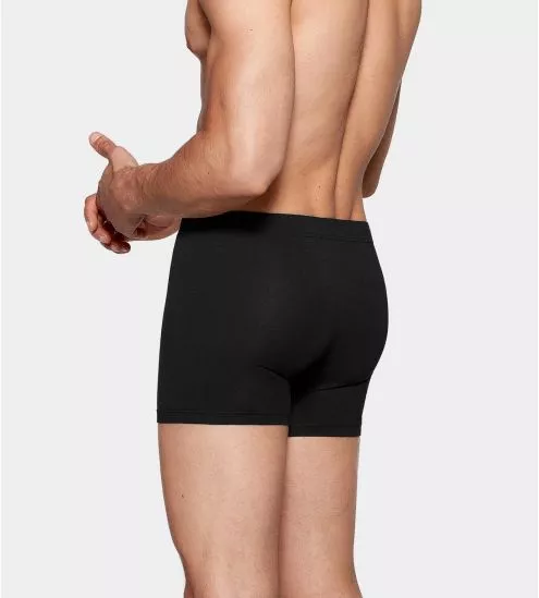 Boxer homme en coton et modal noir
