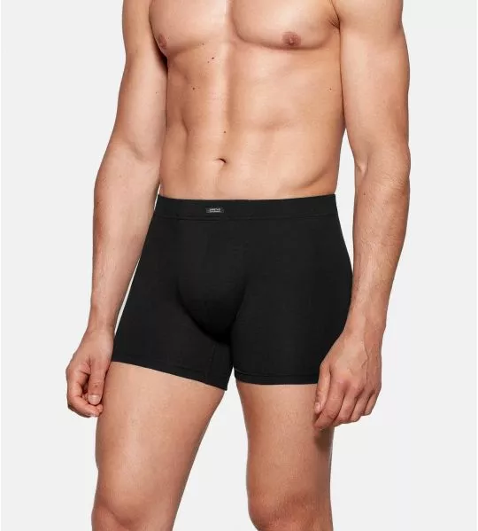 Boxer homme en coton et modal noir