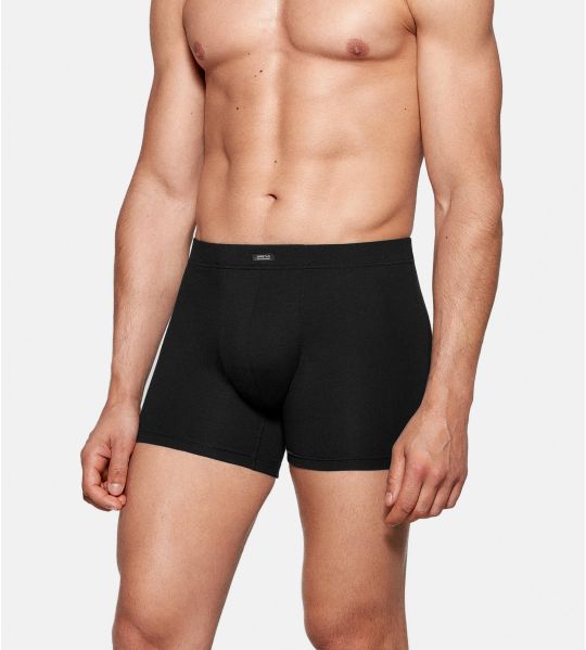 Boxer Männer Baumwolle und modal schwarz