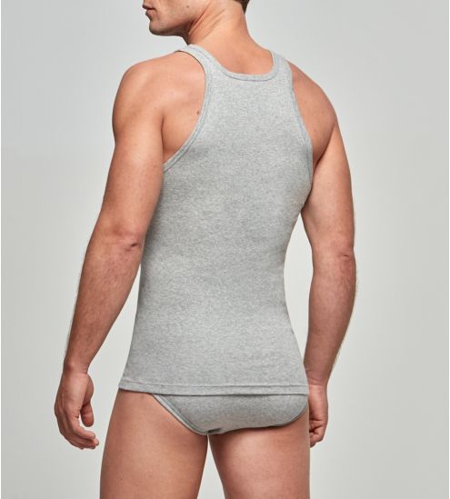 Grauer Mann-Tanktop