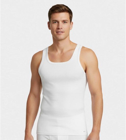 Lot de 2 débardeurs homme blanc