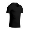 T-shirt homme col V noir