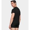 T-shirt homme col V noir