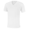 T-shirt col V homme blanc