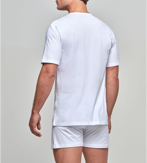 WHITE MAN V NECK T-shirt