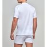 T-shirt homme col rond blanc