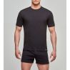 T-shirt homme col rond noir