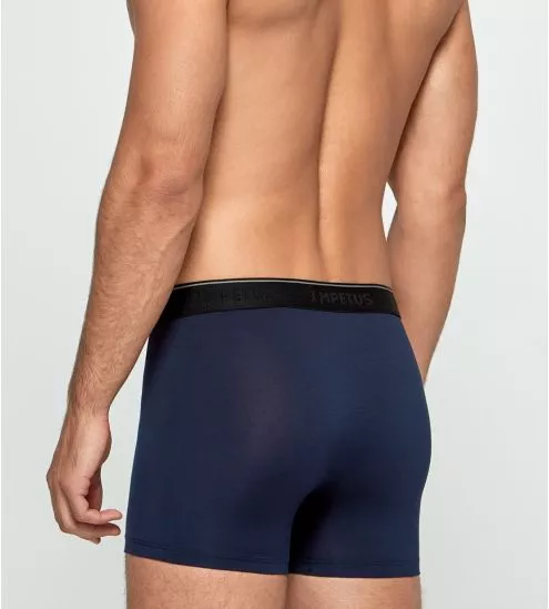 Boxer en lyocell bleu marine