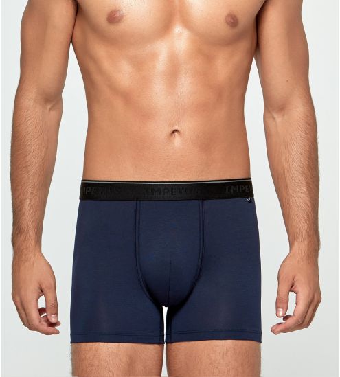 Boxer in Lyocell Navy Blue