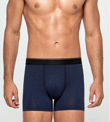 Boxer in Lyocell Navy Blue
