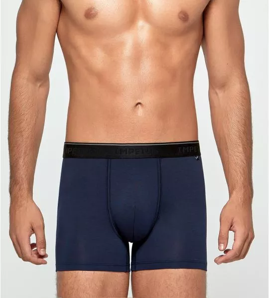 Boxer en lyocell bleu marine