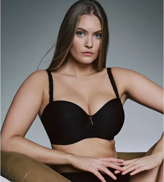 Soutien gorge bandeau Twixie Noir