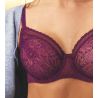 Soutien gorge armatures décolleté plongeant Comète Mûre