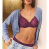 Soutien gorge armatures décolleté plongeant Comète Mûre