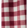 Pyjama polaire de Noël Écru Rouge