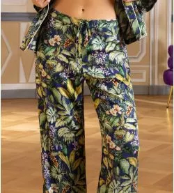 Pantalon viscose Bain de Nature Vert Parme
