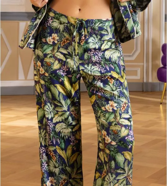 Pantalon viscose Bain de Nature Vert Parme