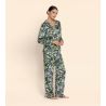 Pantalon viscose Bain de Nature Vert Parme