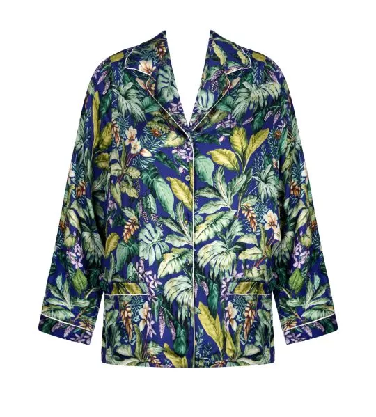 Chemise courte Bain de Nature Vert Parme