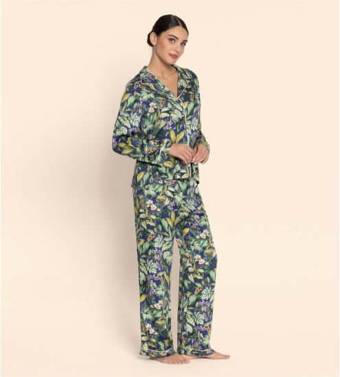 Chemise courte Bain de Nature Vert Parme