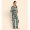Chemise courte Bain de Nature Vert Parme