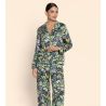 Chemise courte Bain de Nature Vert Parme
