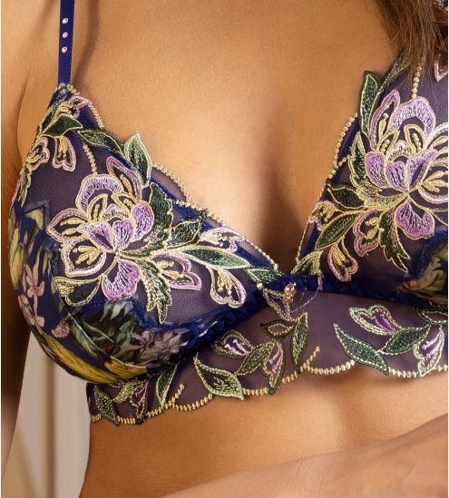 Soutien gorge sans armatures Bain de Nature Vert Parme
